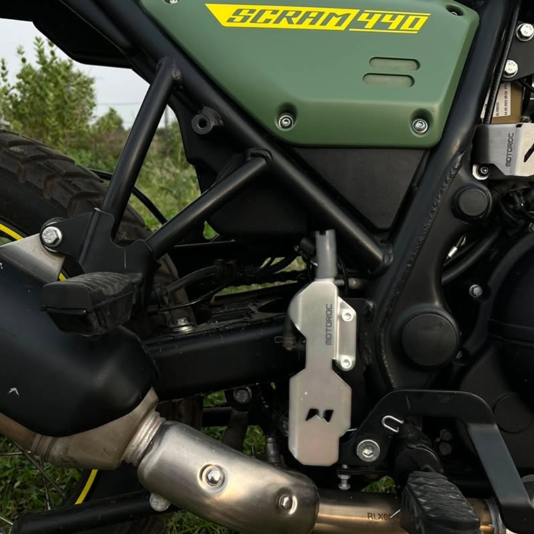 Royal Enfield Scram 440 Rear Brake Master Cylinder Guard | Durable Adventure Protection